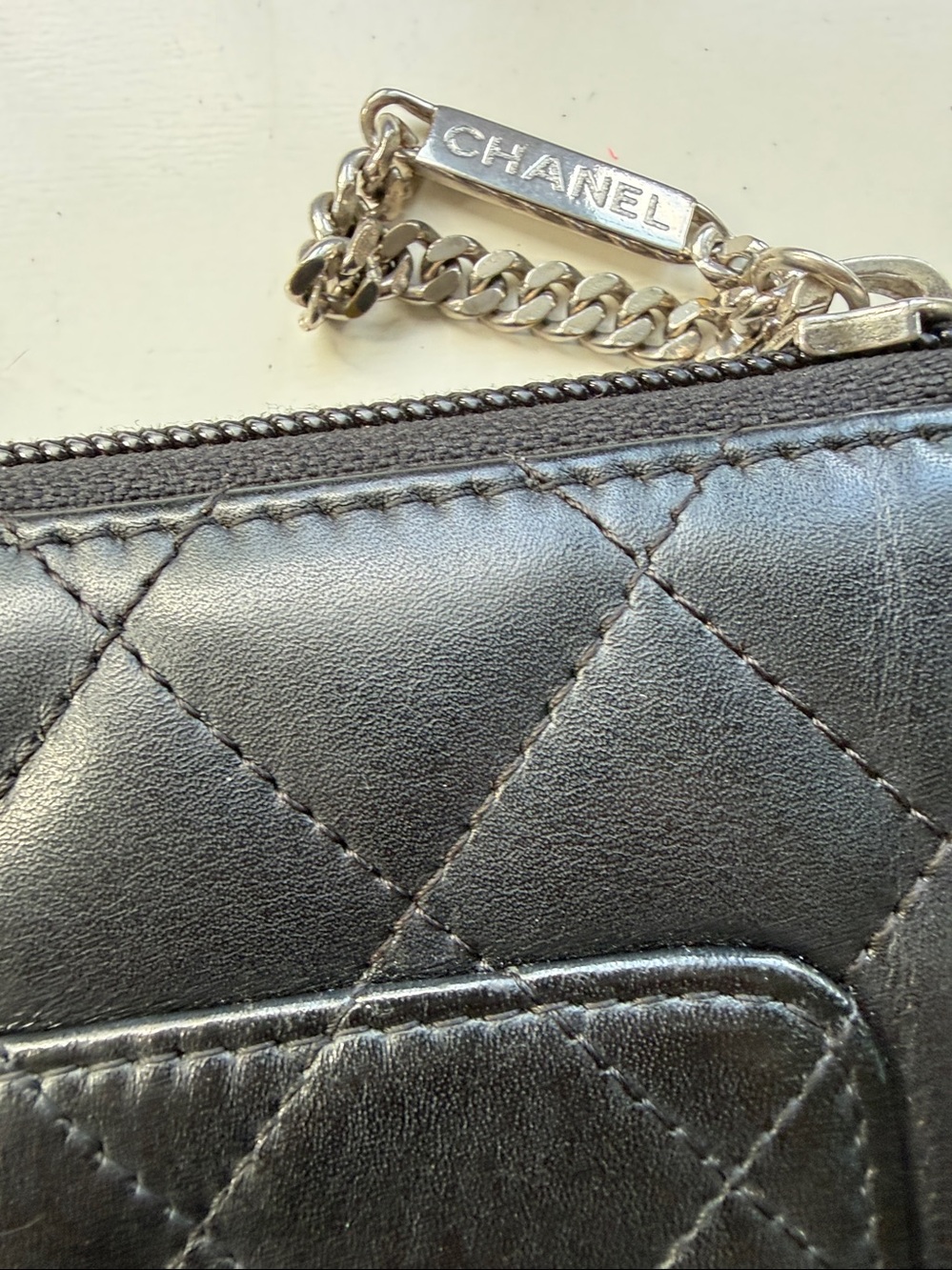 Chanel Cambon Black Leather Wallet - Picture 3 of 9